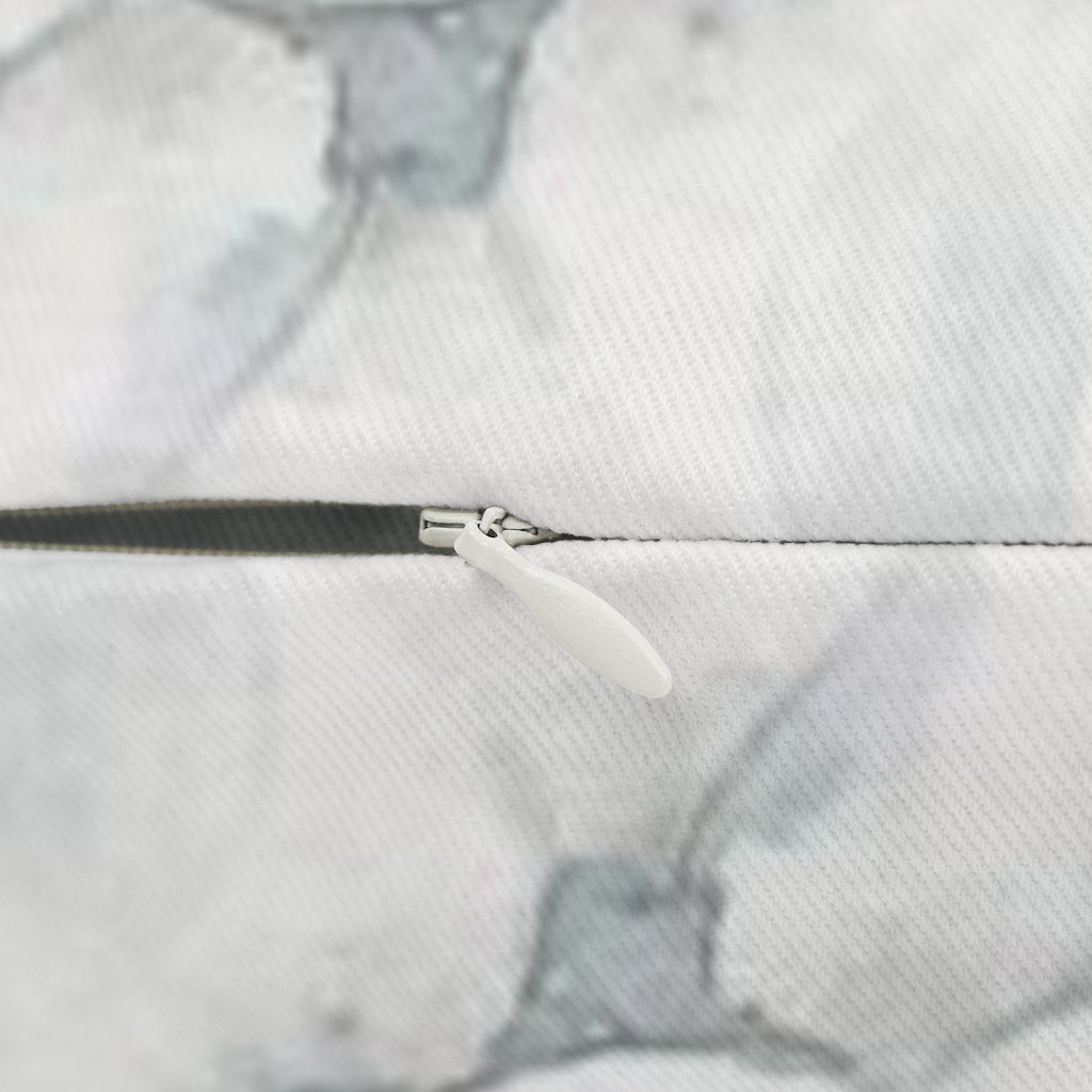 Floral Boho Lumbar Pillow | Green White