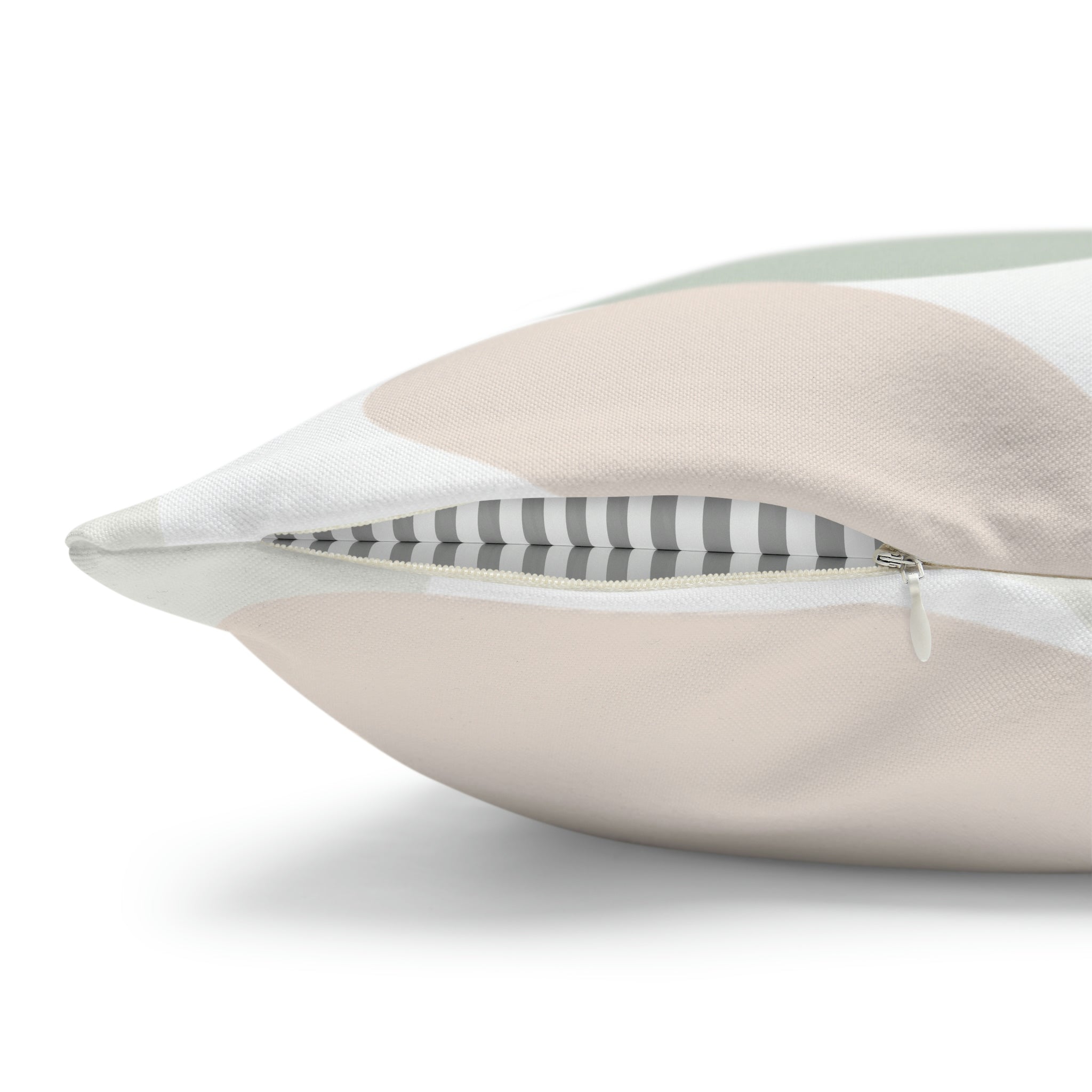 Abstract Pillow Cover | Sage Green, Blush Pink