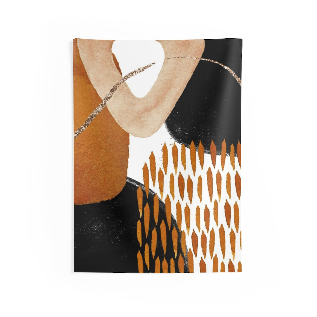 Abstract Tapestry | Yellow Rust Black Gold