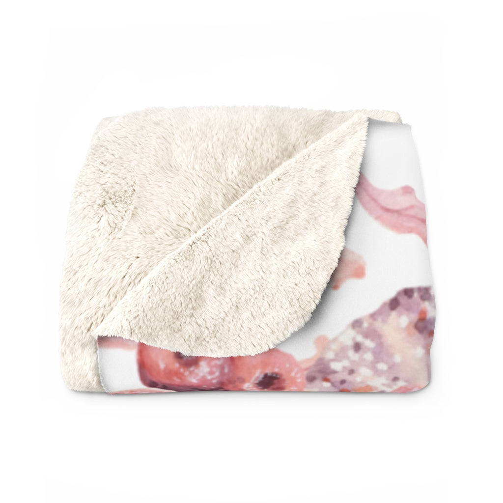 Coral Sea, Fancy Elegant, Marine Life Blanket Modern