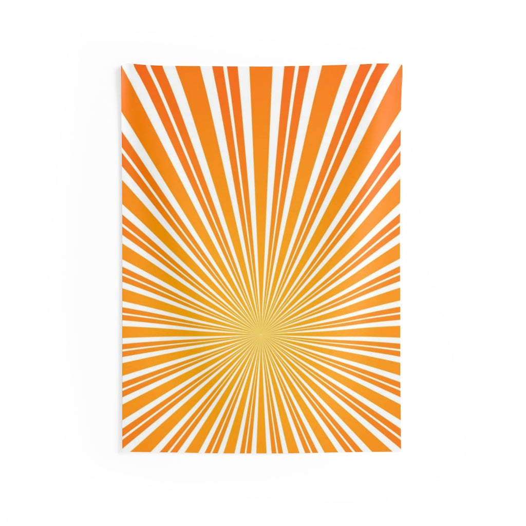 Retro Tapestry | Yellow Orange White