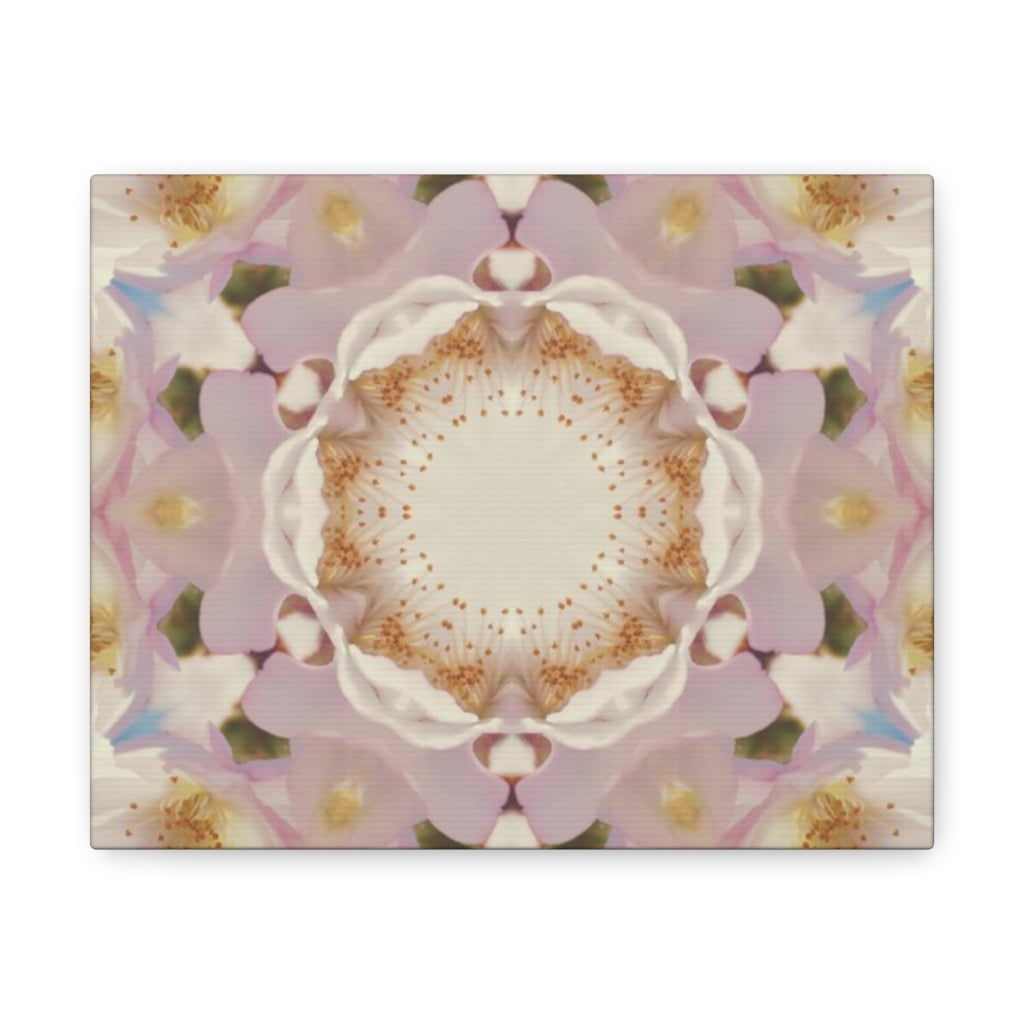 Abstract Canvas Wall Art | Mauve Beige