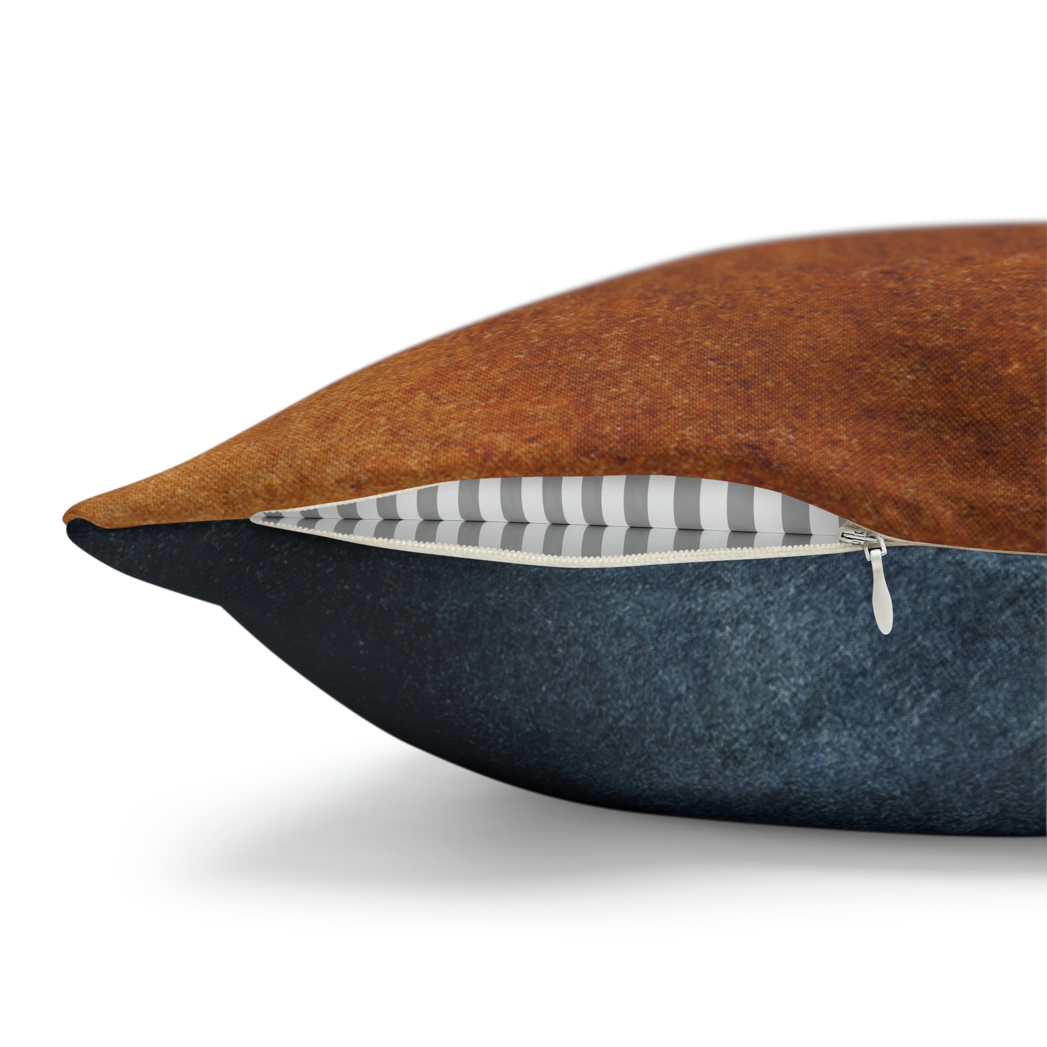 Abstract Boho Pillow Cover | Navy Blue Rustic Pink Blush Cream Gold