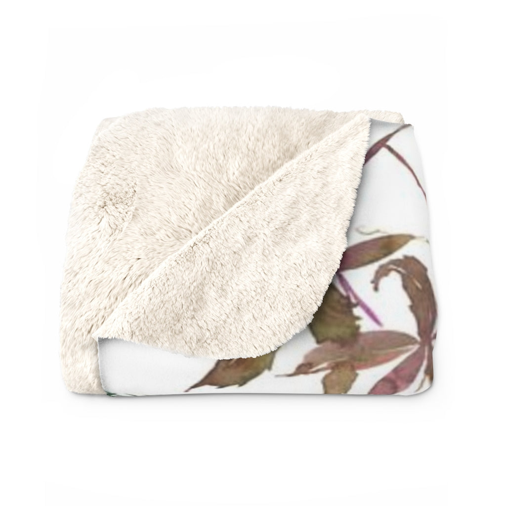 Floral Comfy Blanket | Wild Greenery Flowers