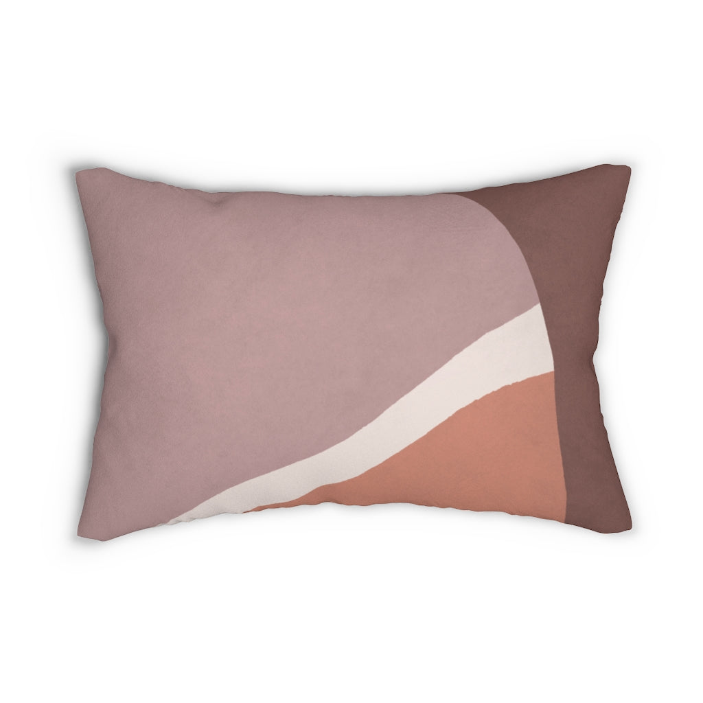 Lumbar rectangle throw pillow