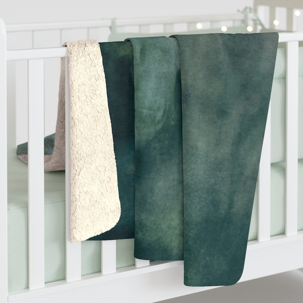 Gradient Comfy Blanket | Green Moss