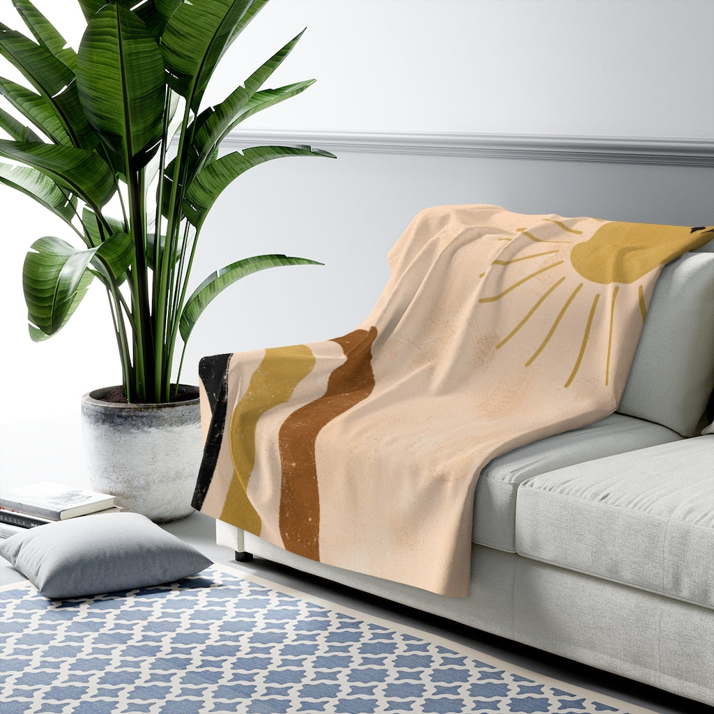 Beige Brown, Southwestern Blanket