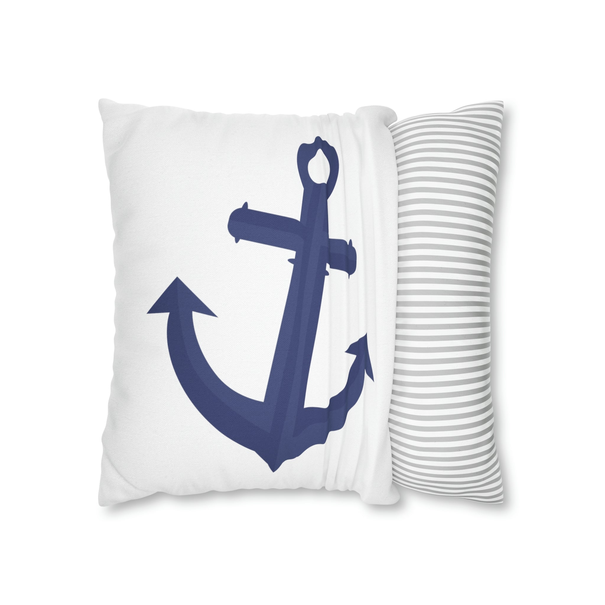 Boho Pillow Cover | Blue Anchor