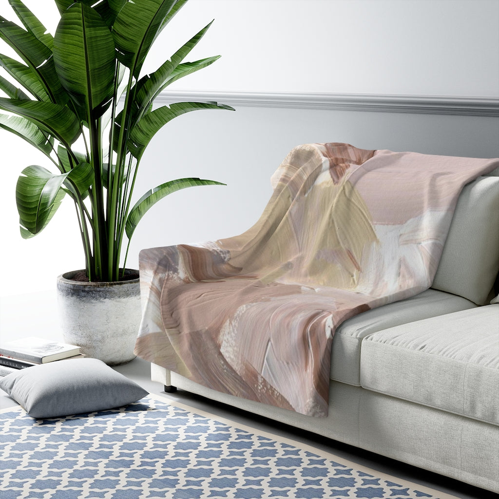 sherpa fleece throw blanket