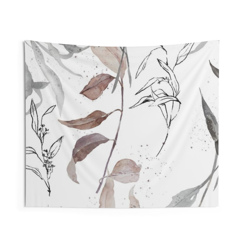 Floral Tapestry | White Bronze Grey White