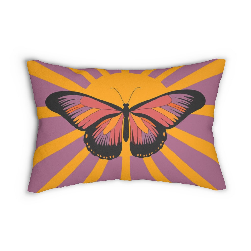 modern throw lumbar pillow with insert