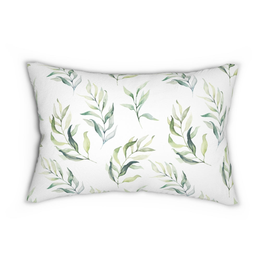 Eucalyptus Floral Lumbar Pillow