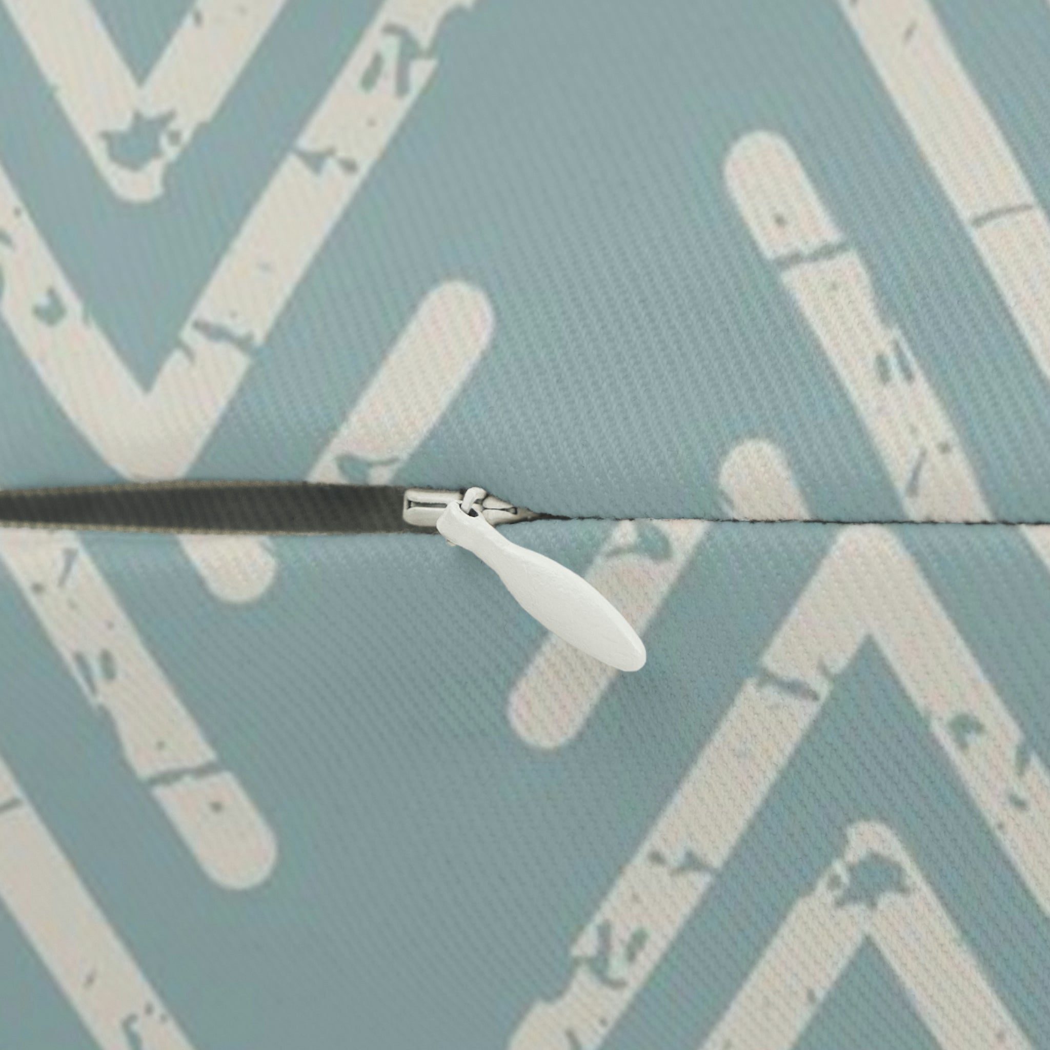 Retro Boho Lumbar Pillow | Neutral Teal Ivory