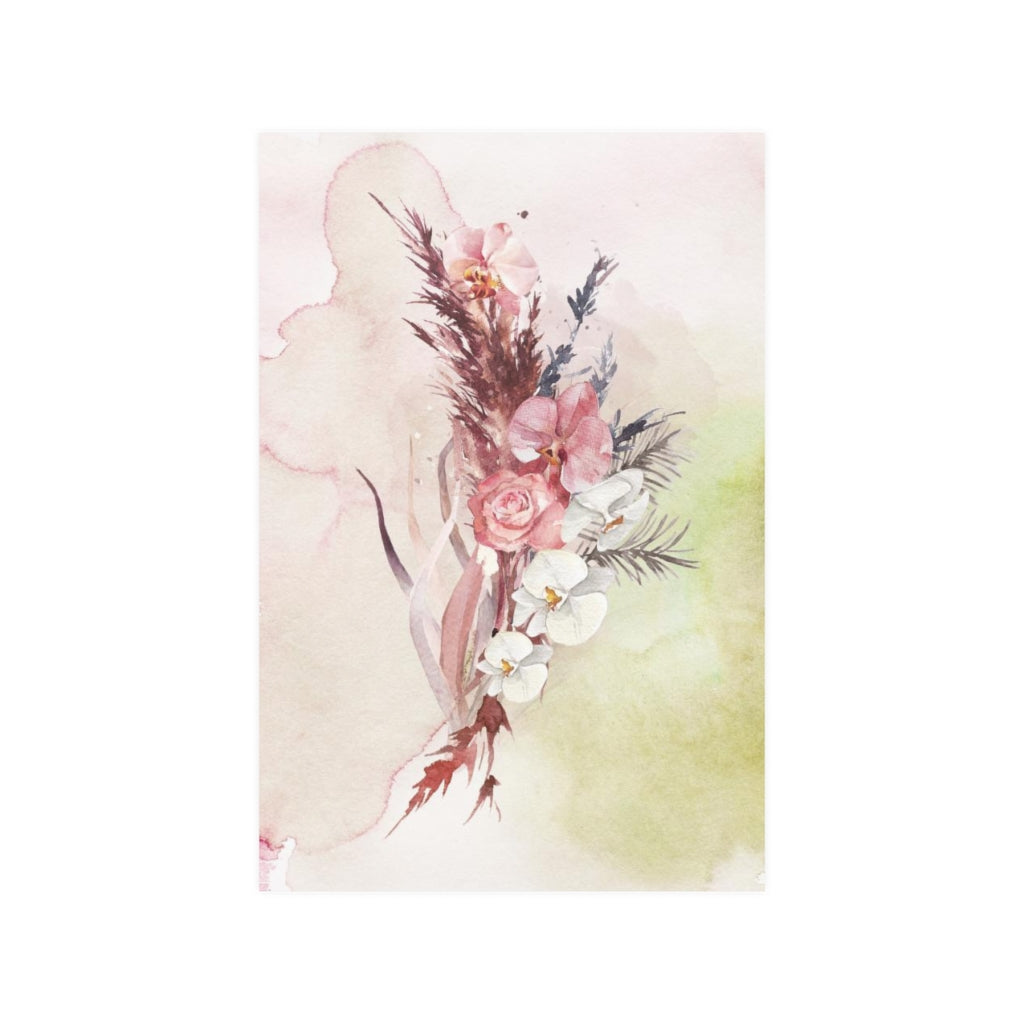 Wild Flowers Art Prints | Burgundy Orchids