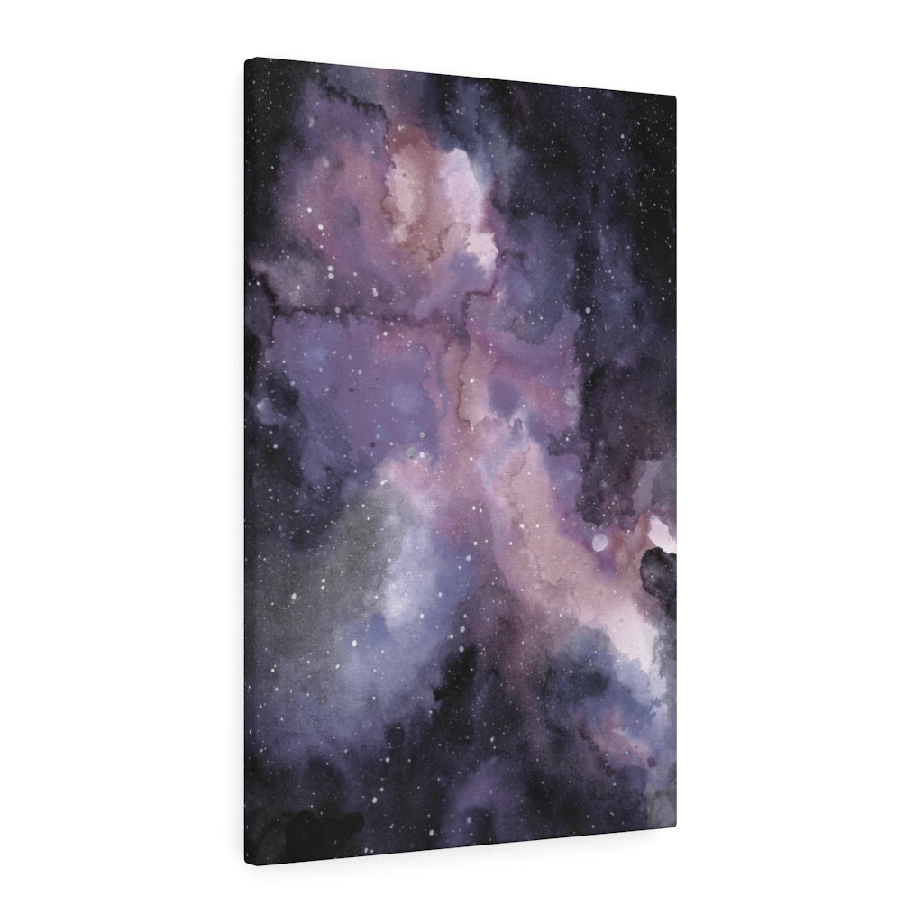 MYSTICAL WALL CANVAS ART | Black Purple Pink White
