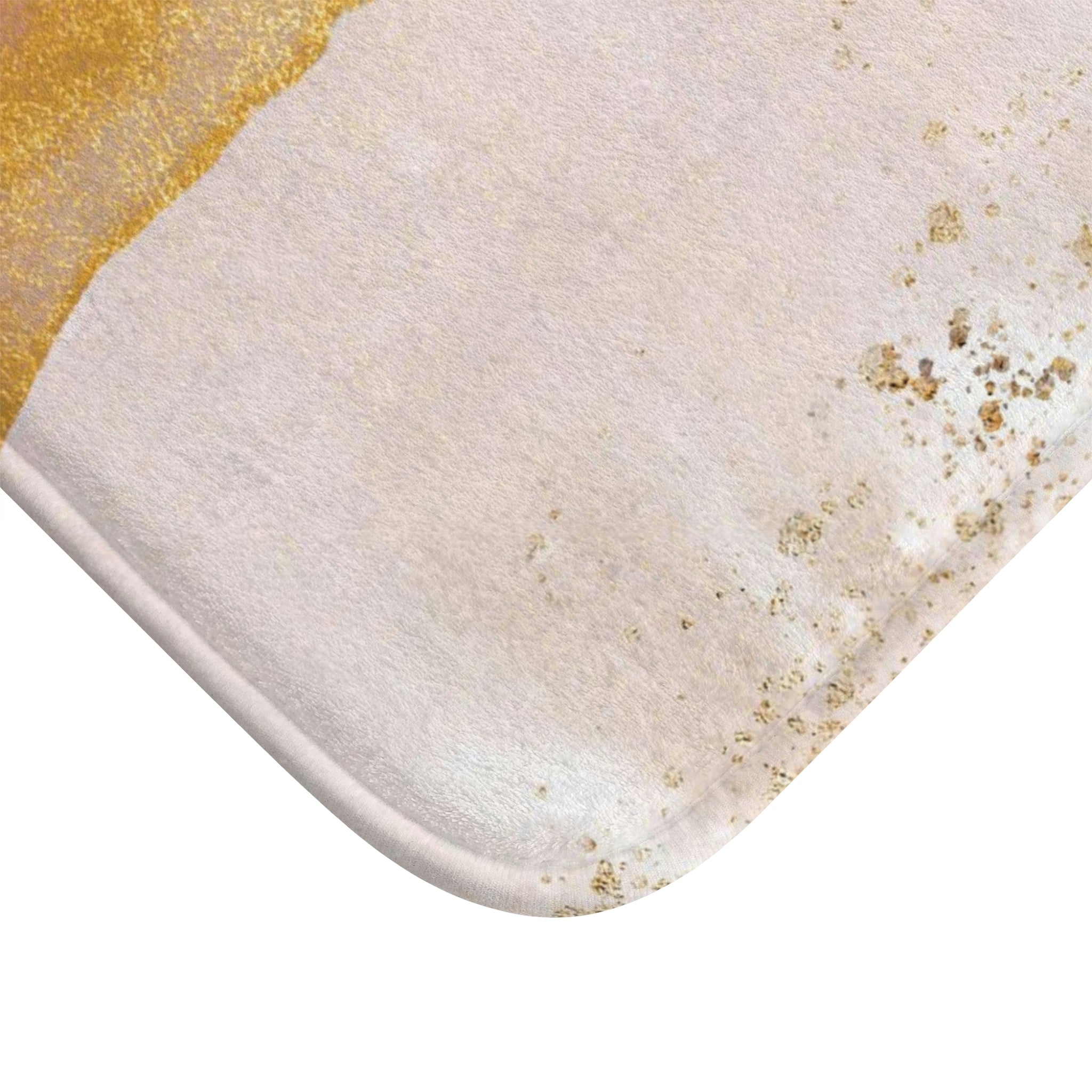 Boho Abstract Bath, Kitchen Mat | Pink Beige Ombre Minimalist