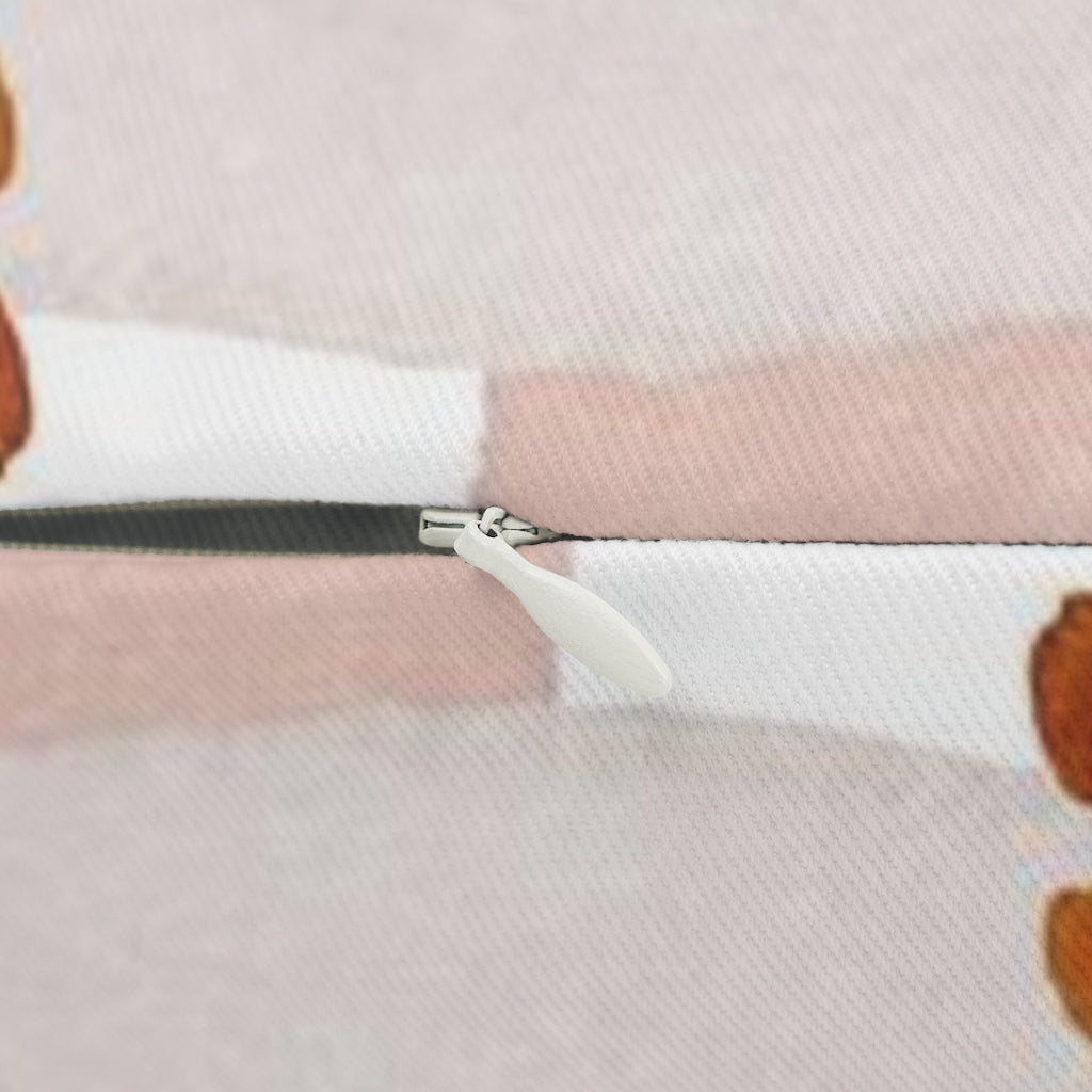 Abstract Boho Lumbar Pillow | Beige Blush Pink Navy Blue