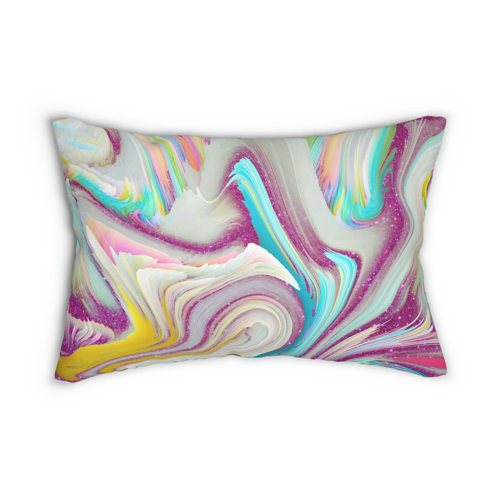 Lumbar rectangle throw pillow