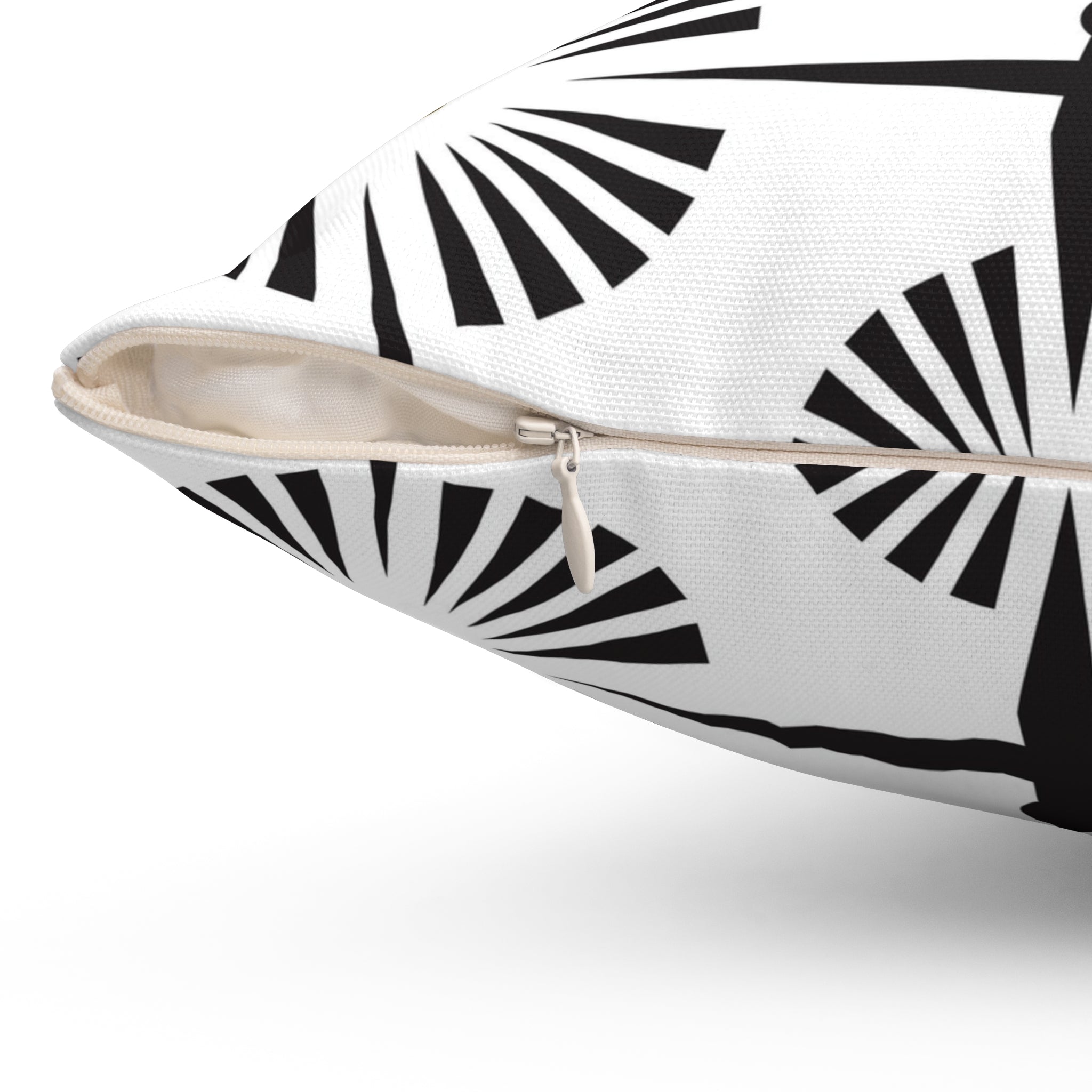 Art Deco Pillow Cover | Black and White