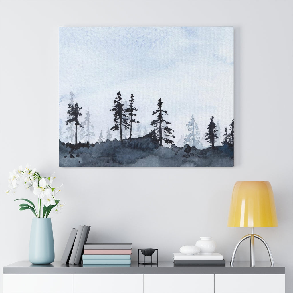 Nature Wall Canvas Art | Winter Woodlands