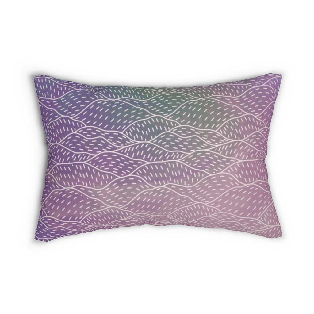 Lumbar rectangle throw pillow