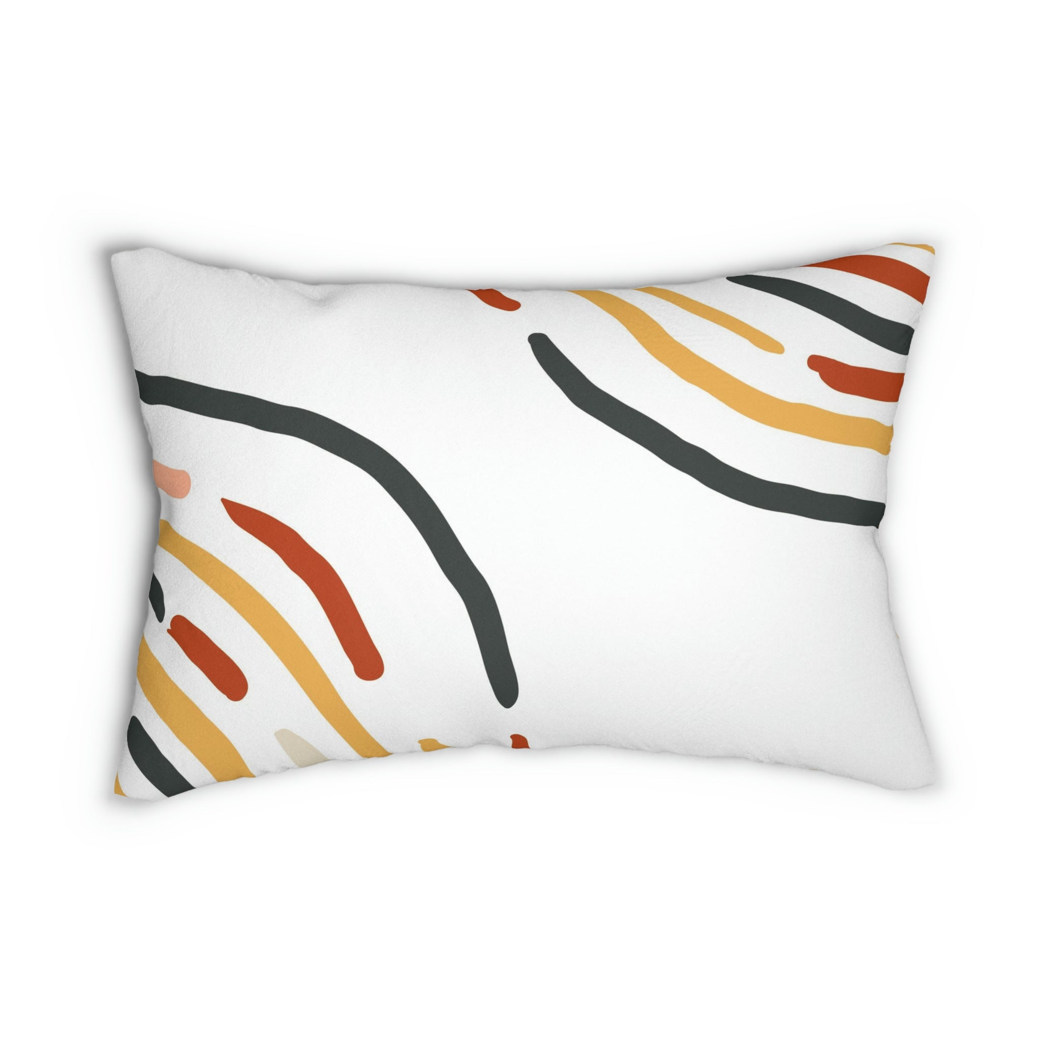 modern throw lumbar pillow with insert