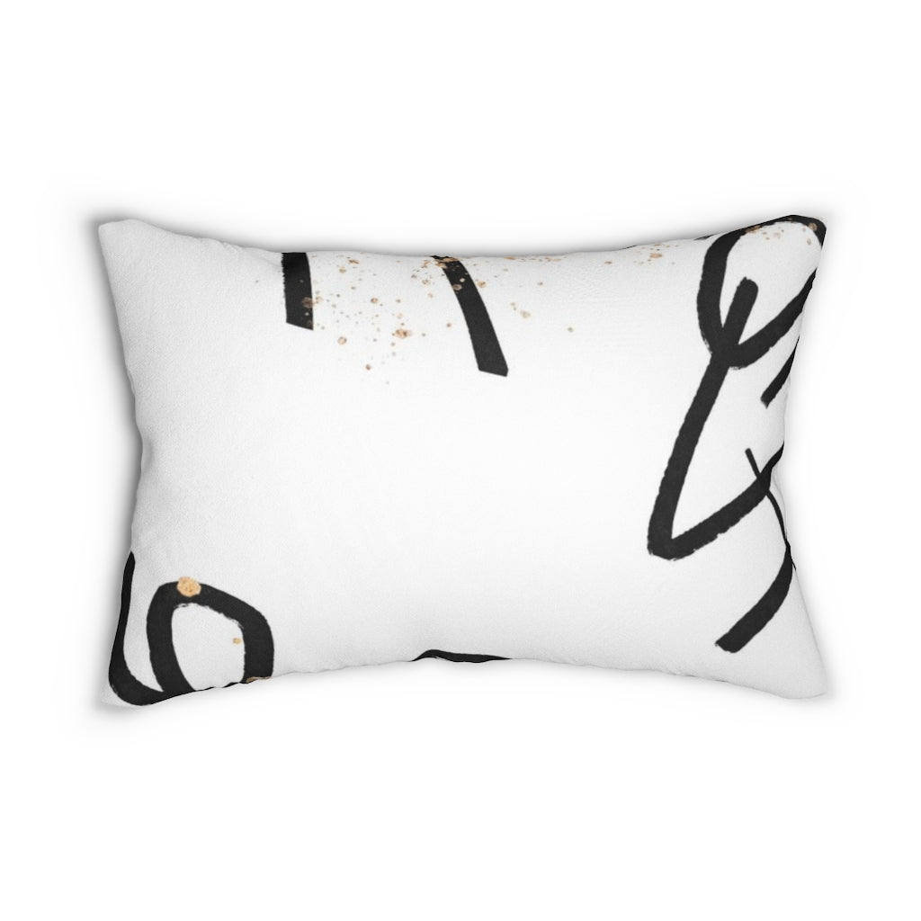Lumbar rectangle throw pillow