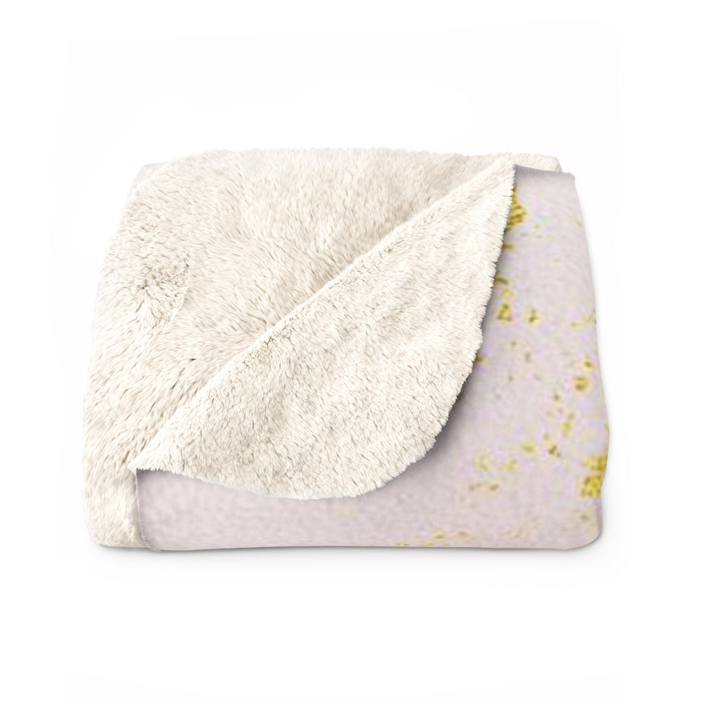 Acrylic Comfy Blanket | Mauve Pink Gold