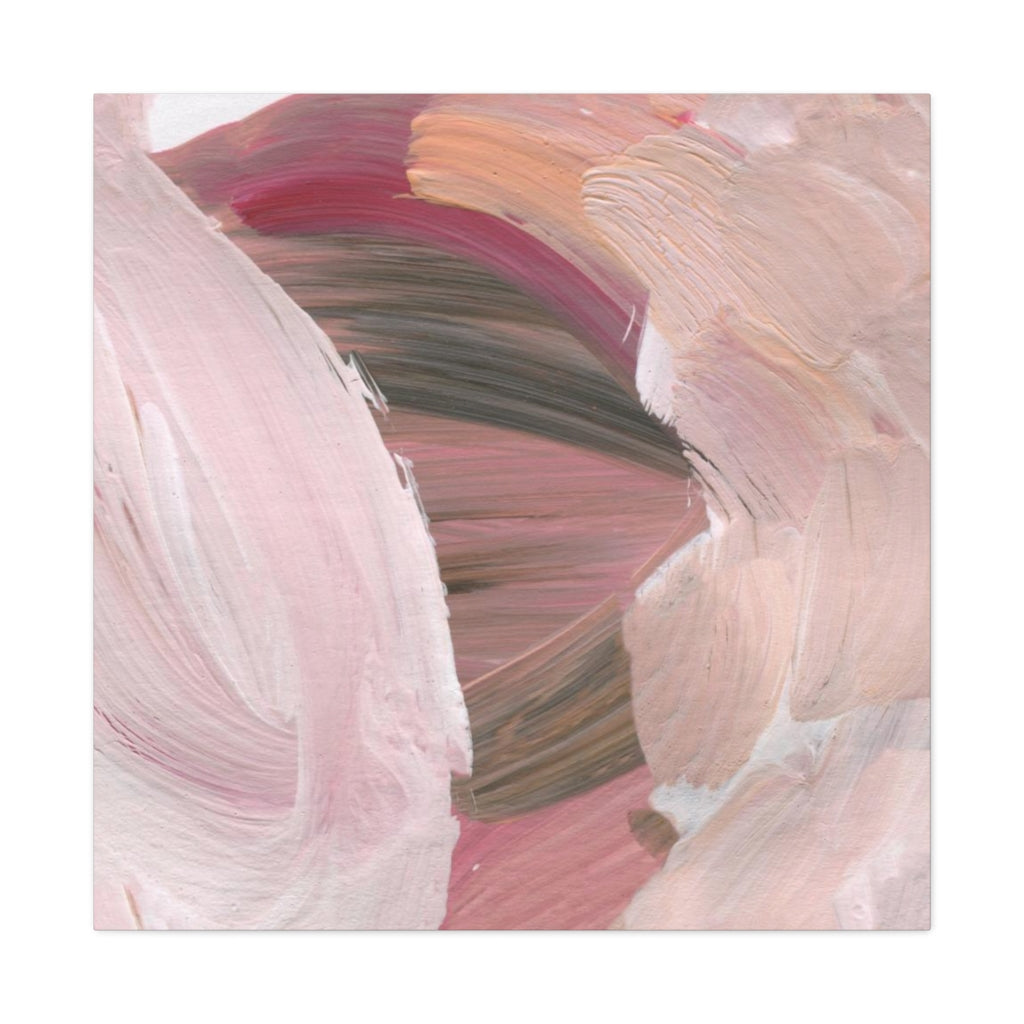 Abstract Canvas Wall Art | Blush Pink