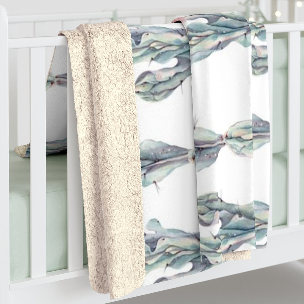 Floral Comfy Blanket | Succulent Cactus Flower