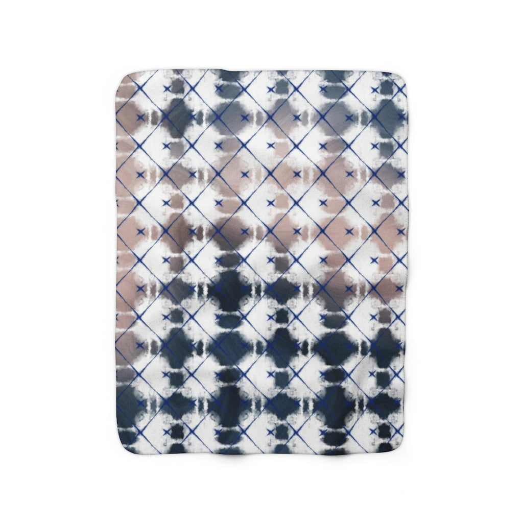modern abstract cozy blanket