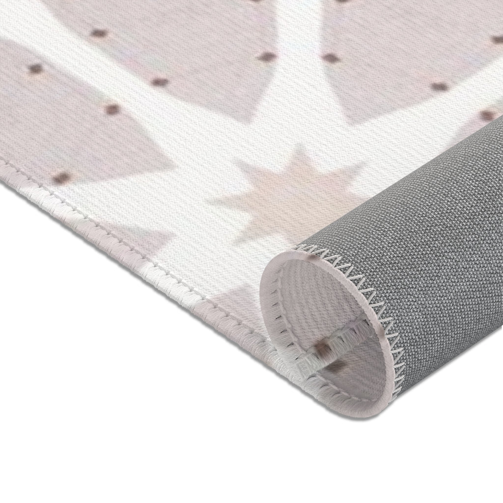 Geometric Area Rug | Beige Cream Pattern