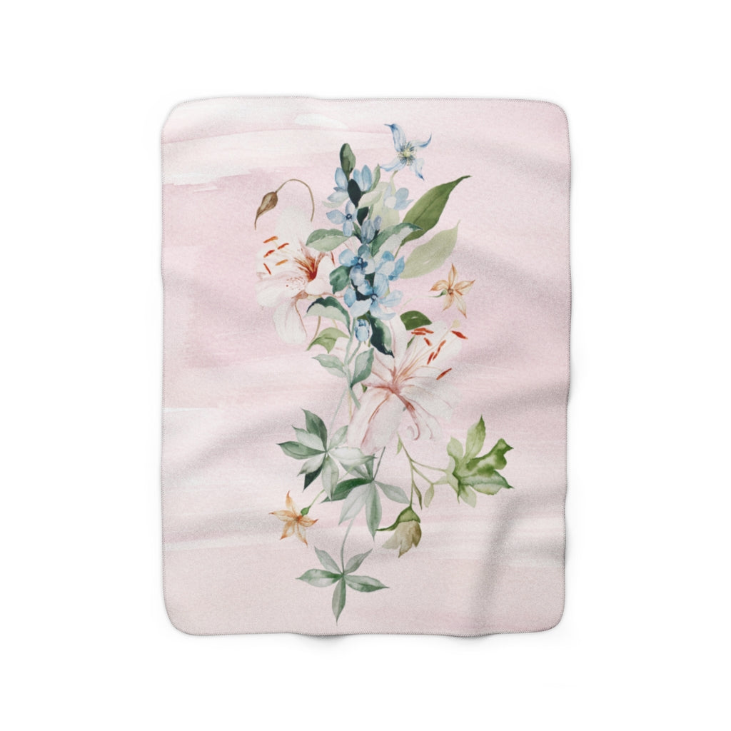Floral Blanket | Blush Pink
