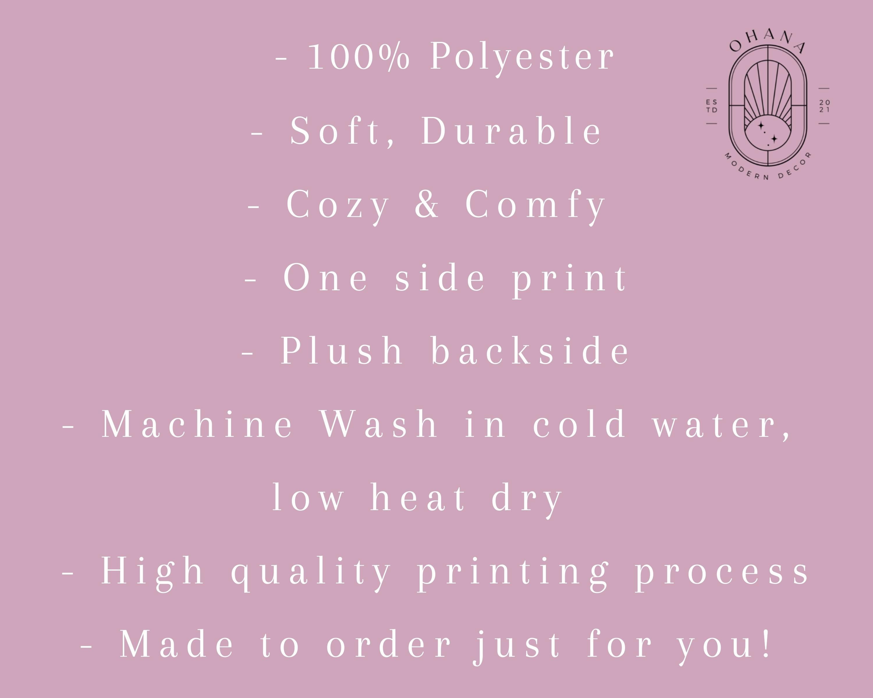 Ocean Waves Blanket | Dusty Blue