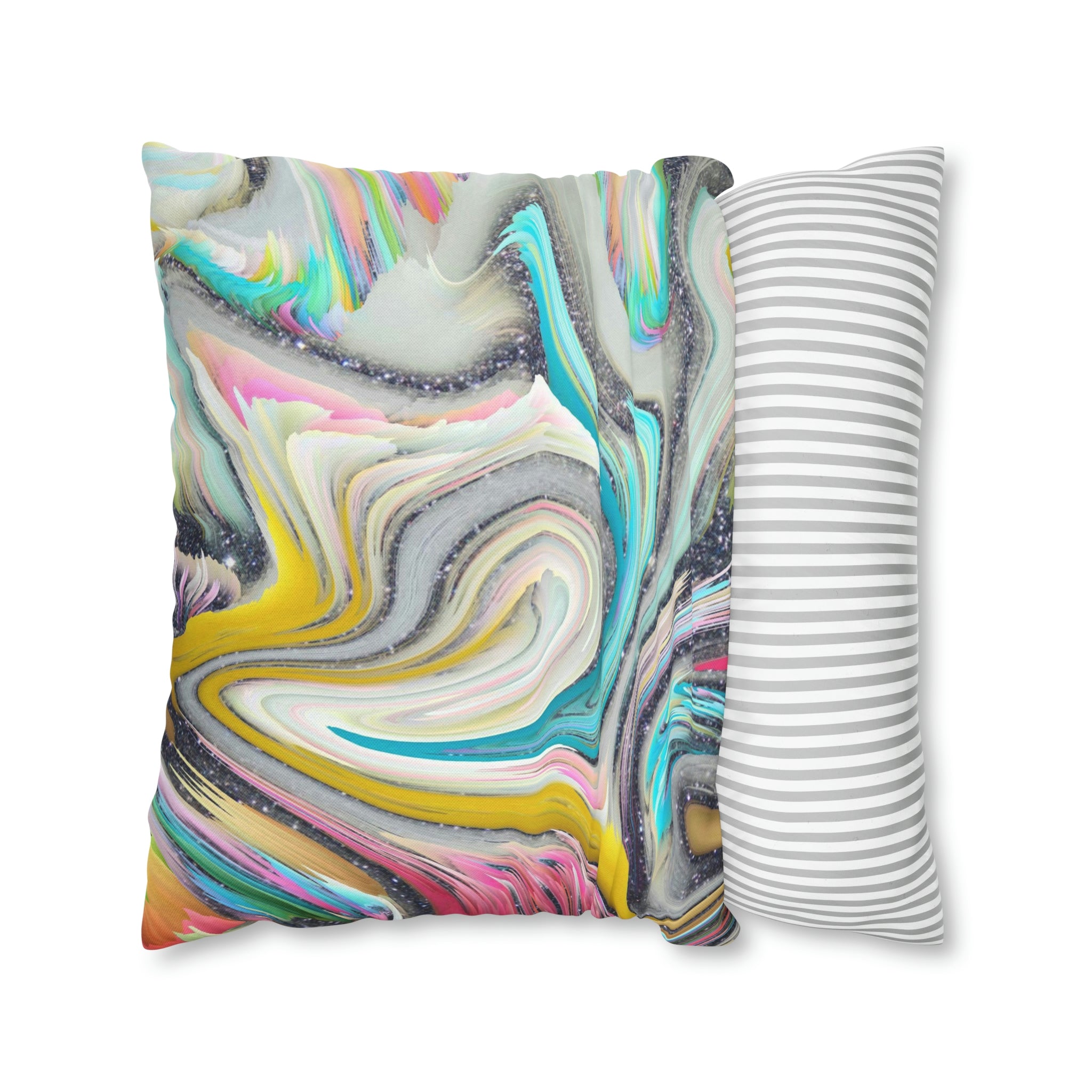 Abstract Pillow Cover | Funky Colorful