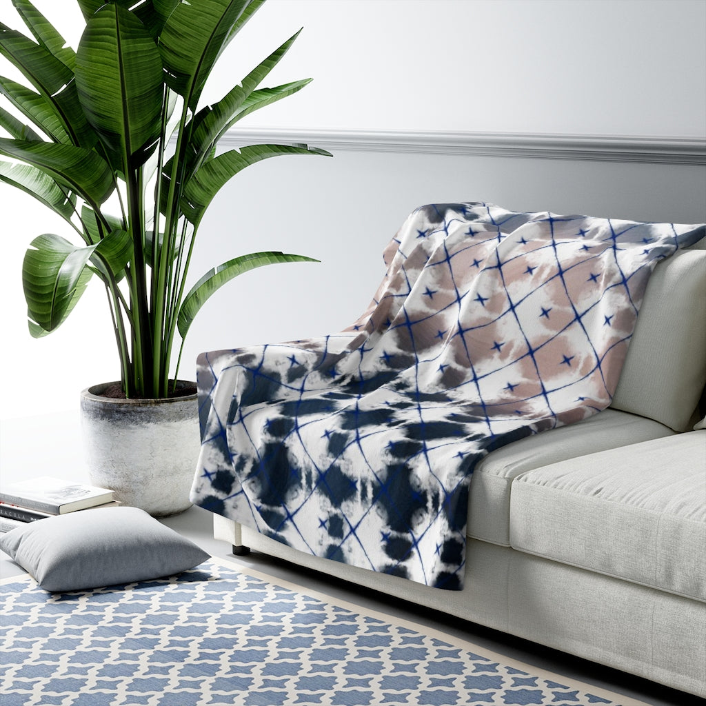 sherpa fleece throw blanket