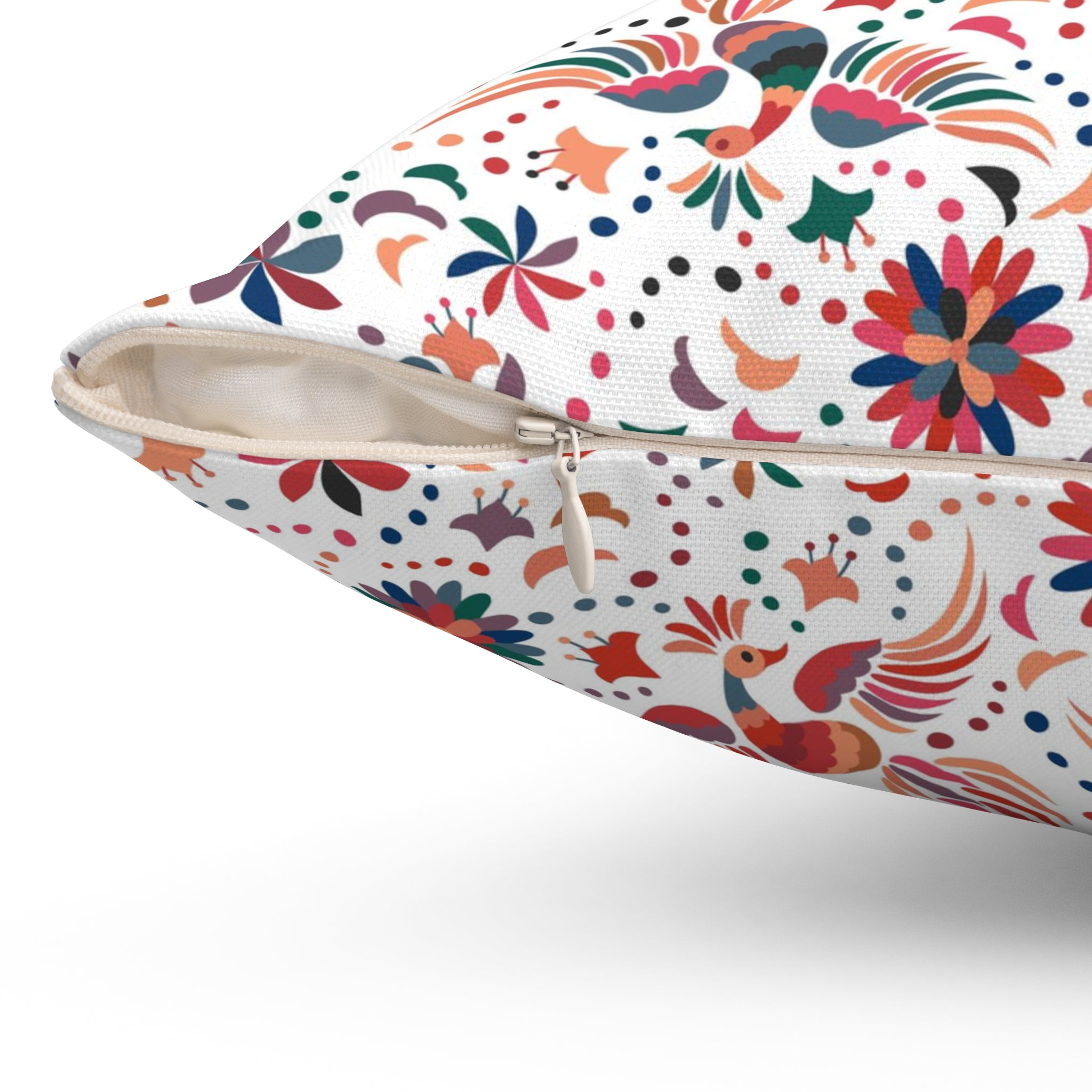 Folklore Pillow Cover | Red White Phoenix