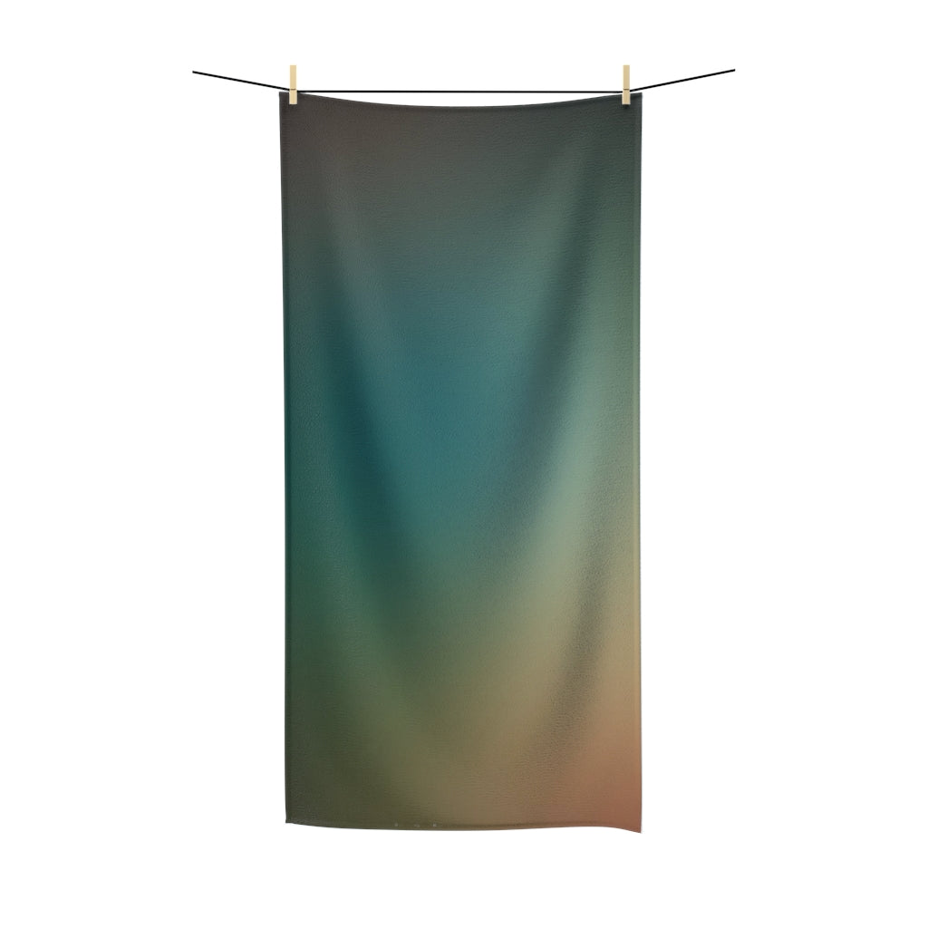 Abstract Bath Towel | Retro Dark Colors