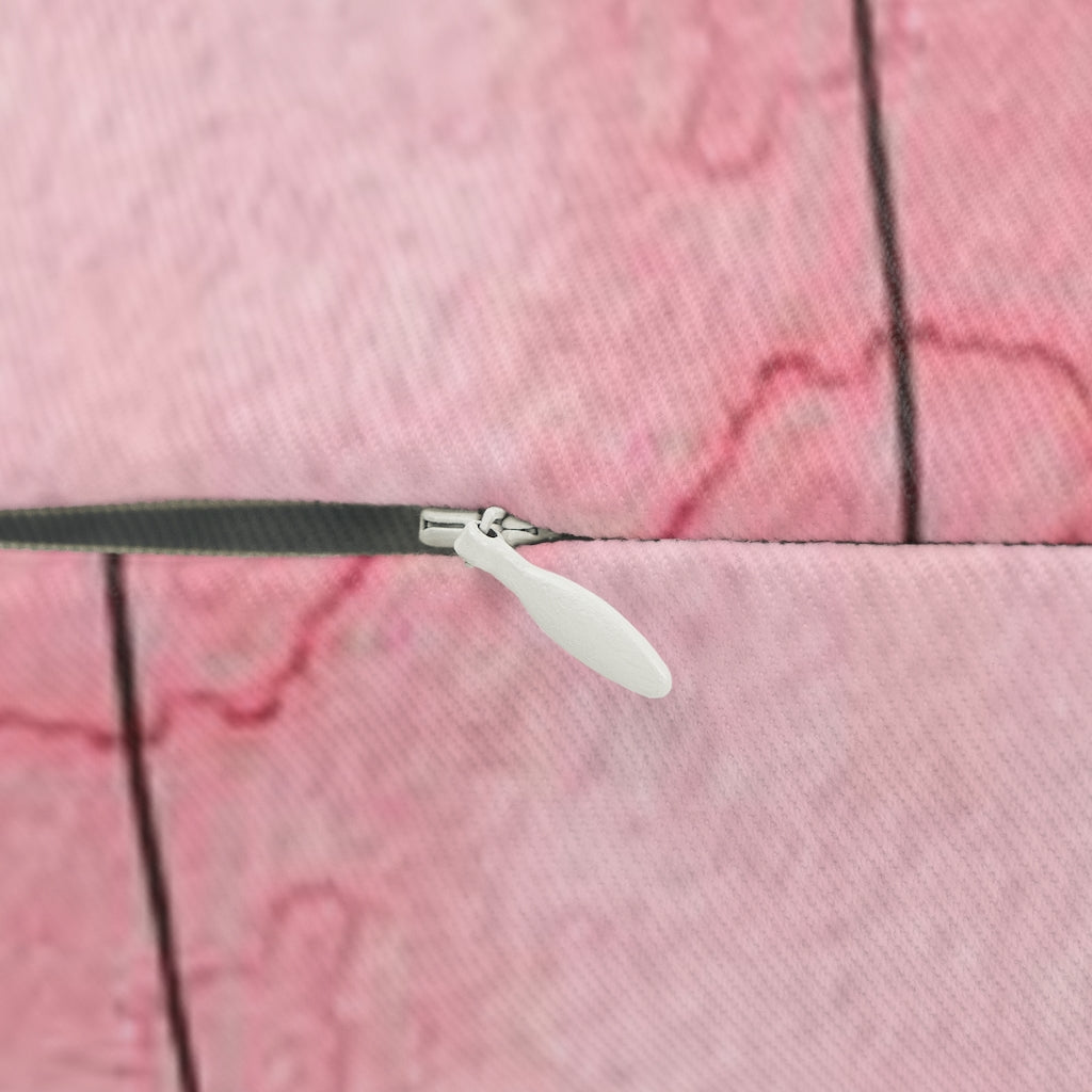 Mystical Boho Lumbar Pillow | Blush Pink | One Line Art