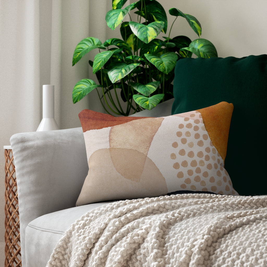 Lumbar rectangle throw pillow