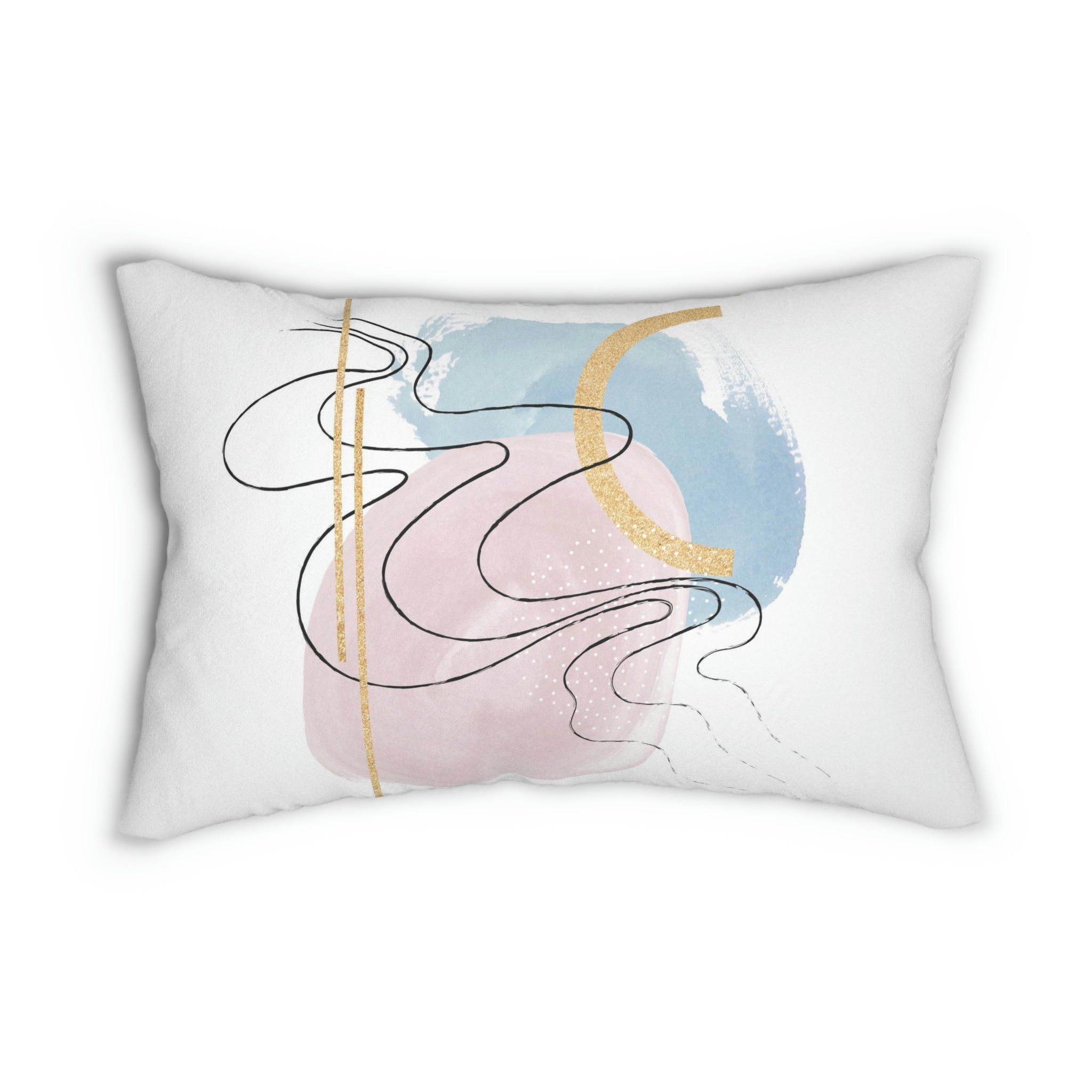 Lumbar rectangle throw pillow