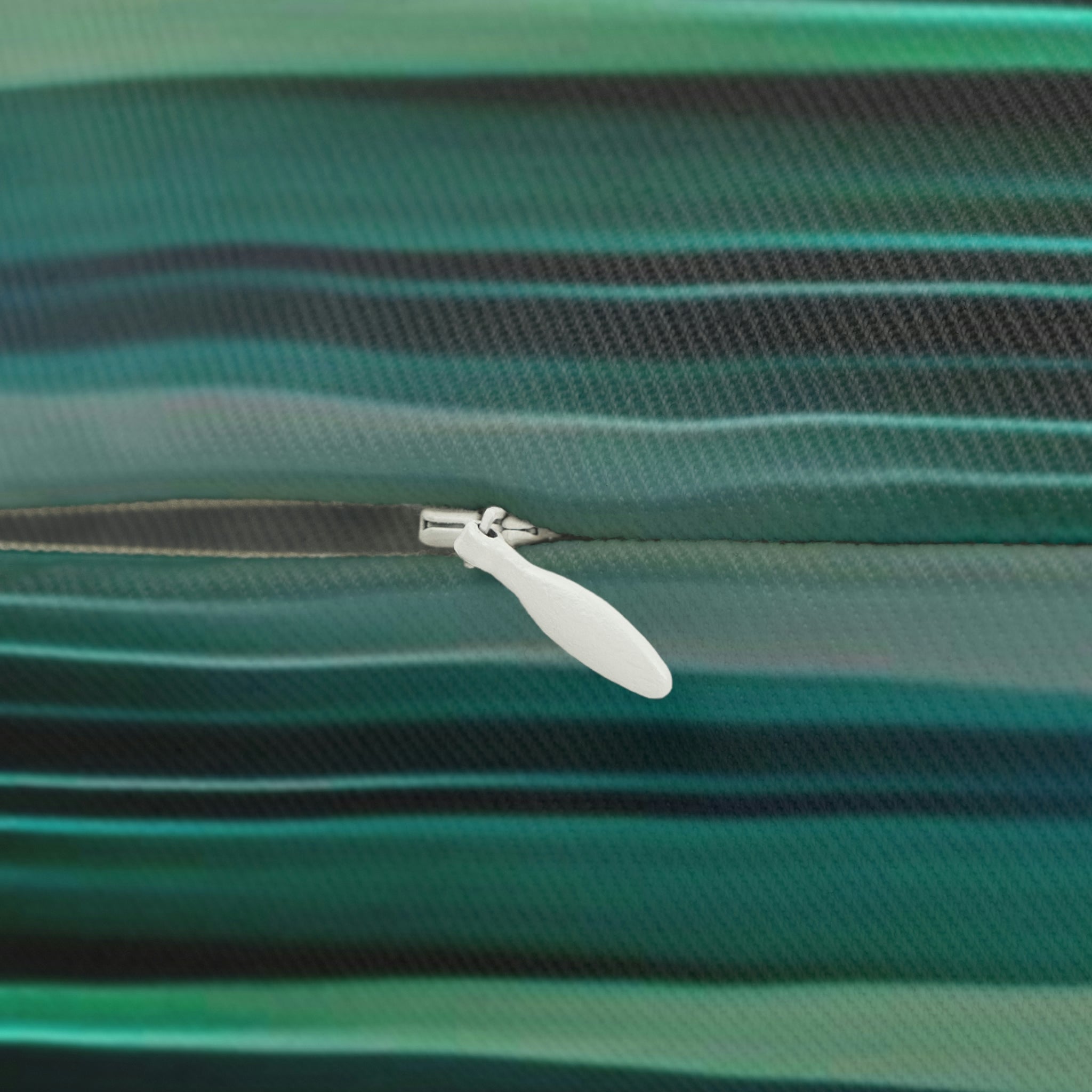 Abstract Lumbar Pillow | Teal Green Blue
