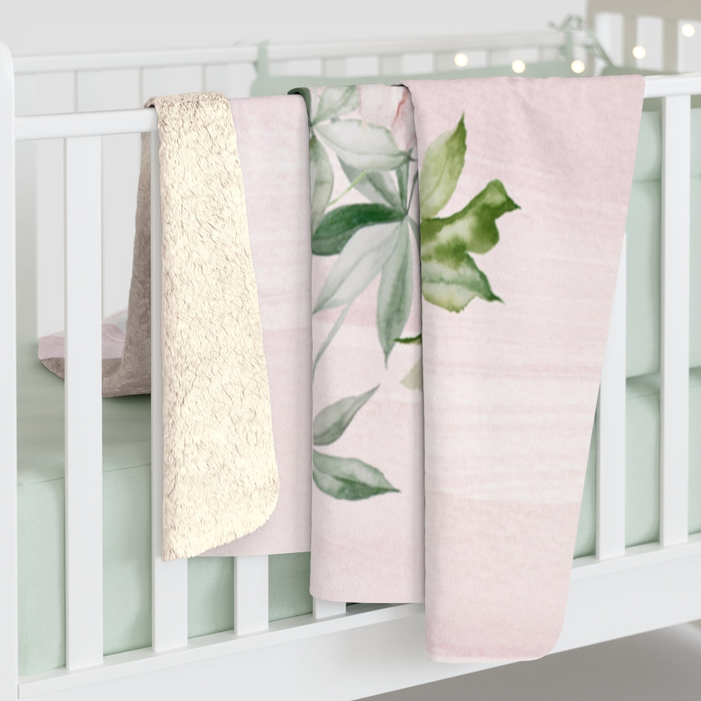 Floral Blanket | Blush Pink