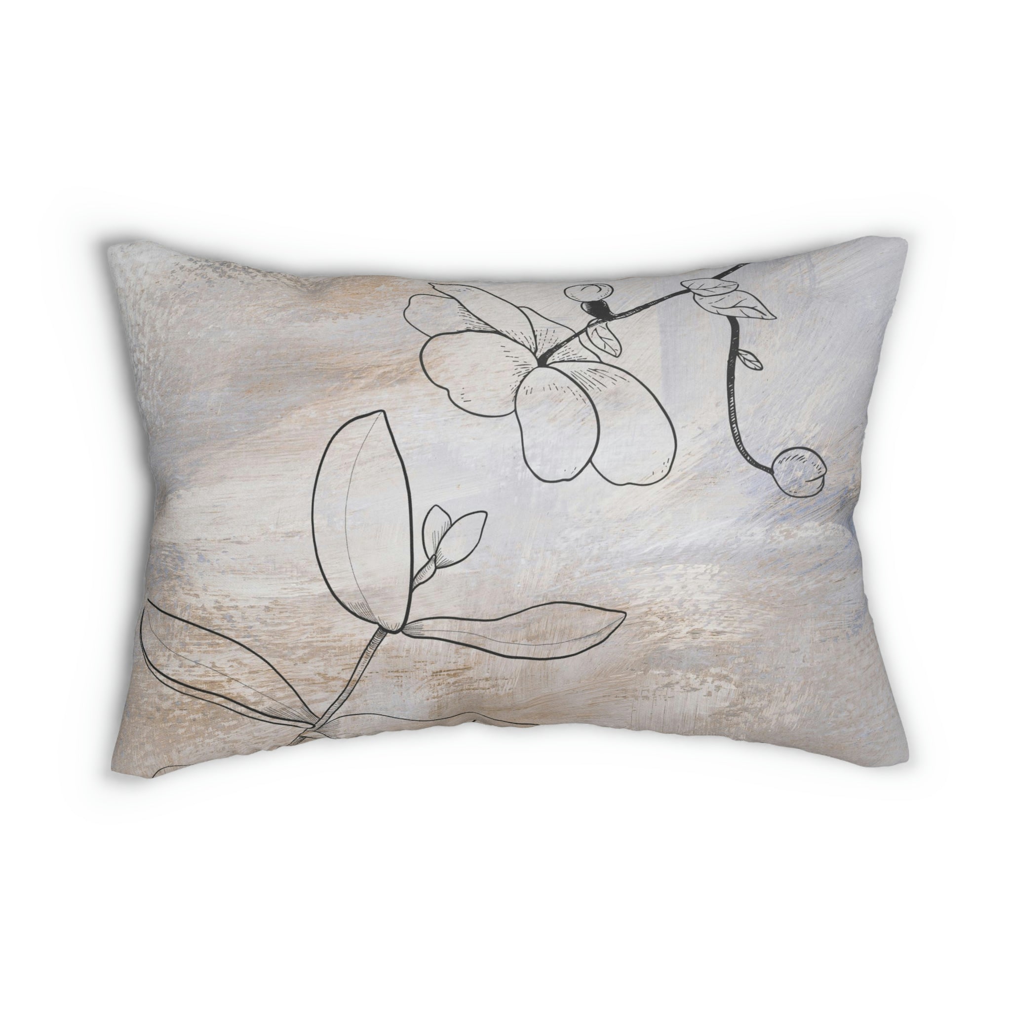 Lumbar rectangle throw pillow