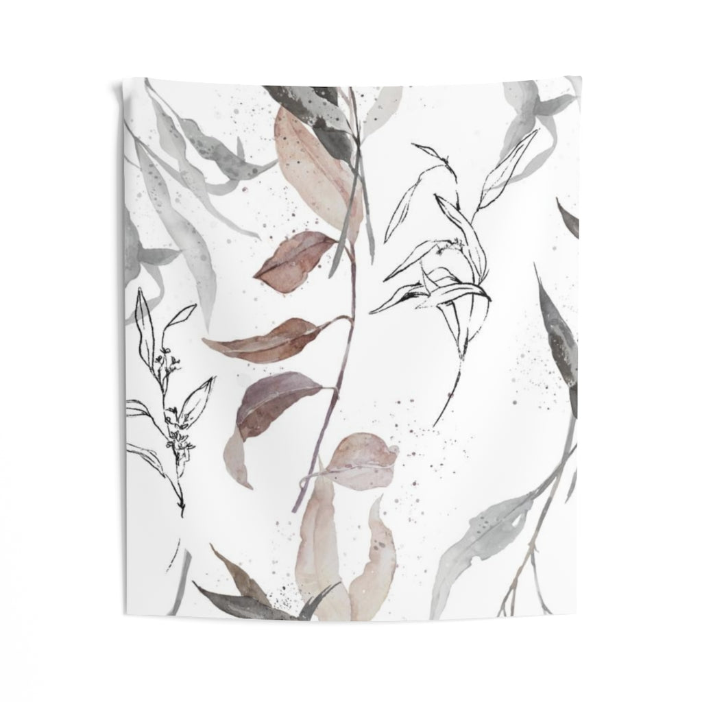 Floral Tapestry | White Bronze Grey White