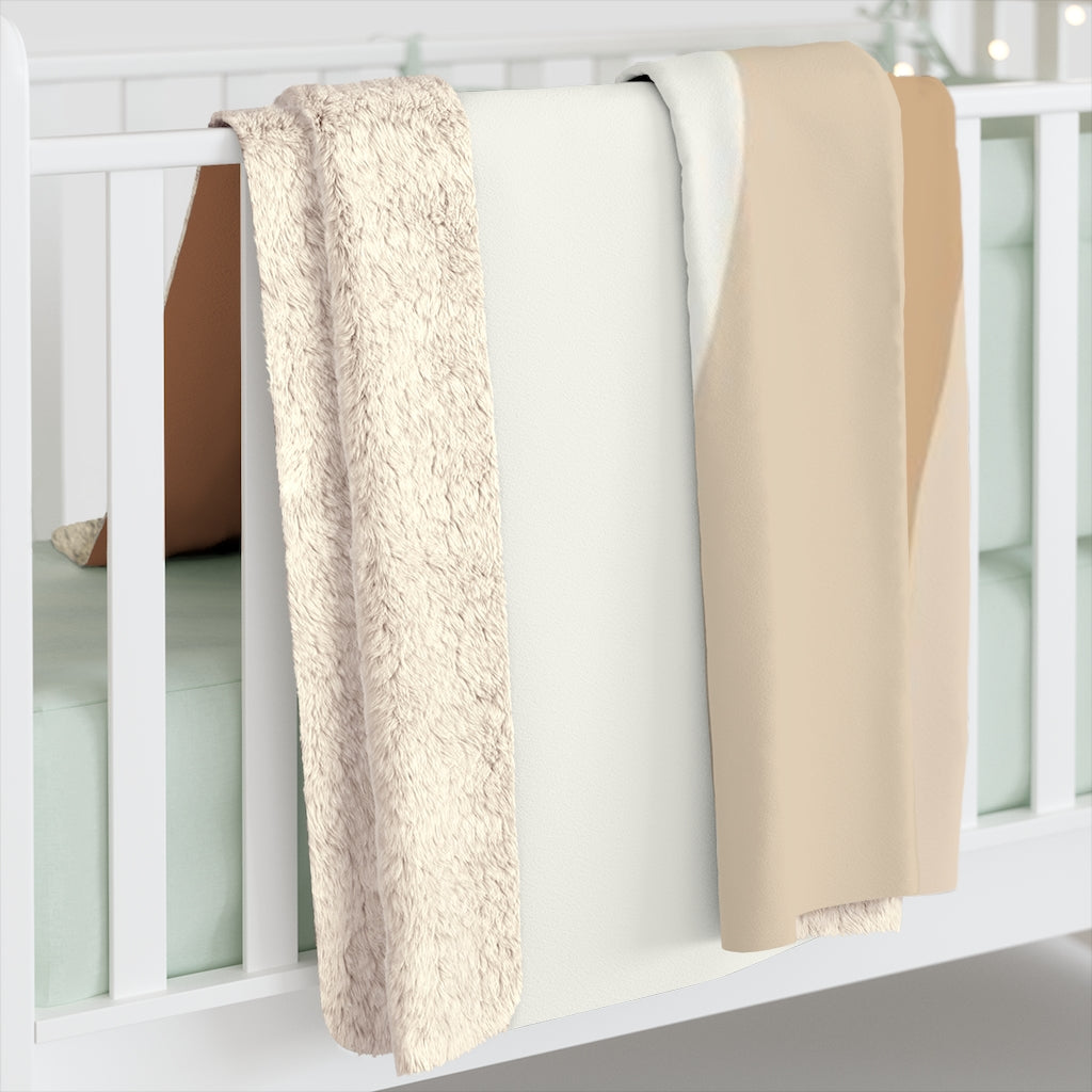 Boho Moon Comfy Blanket | Beige Brown