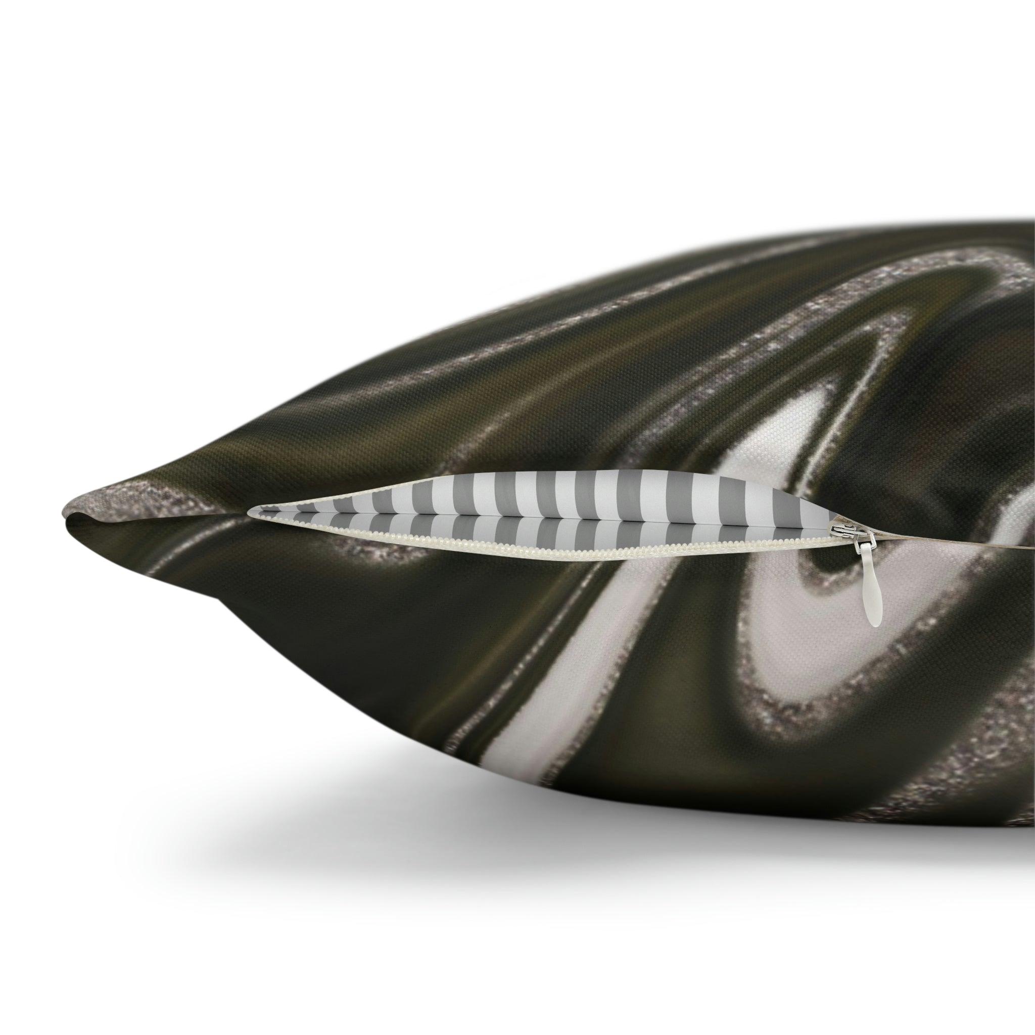 Abstract Boho Pillow Cover | Grey Mint Green | Watercolor