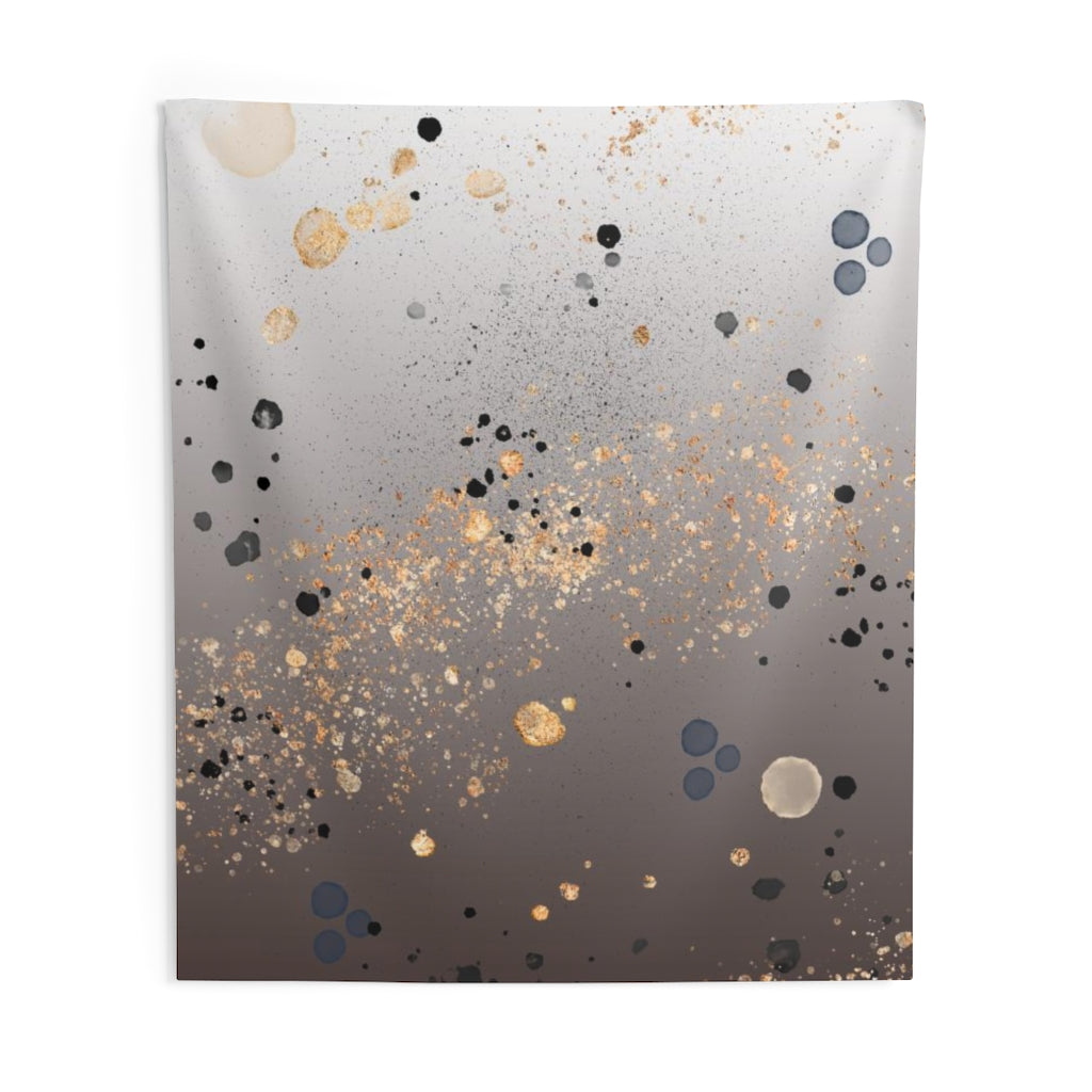 Abstract Tapestry | Grey Brown Beige Ombre