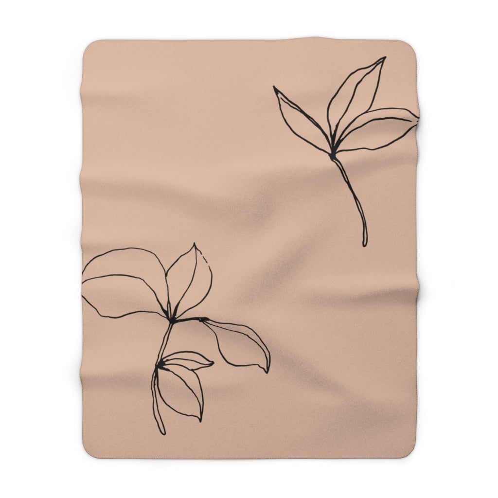 sherpa fleece throw blanket