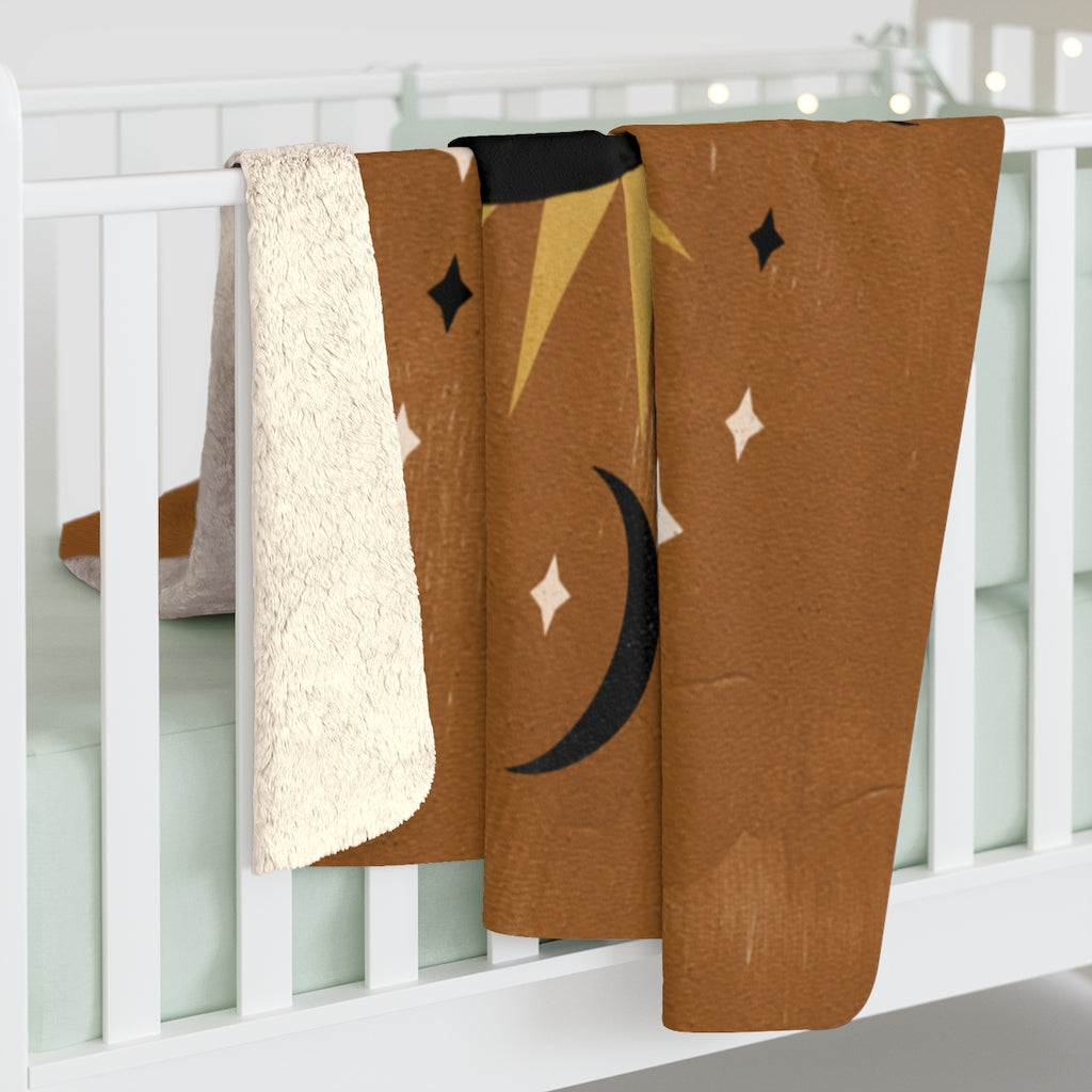 Brown Black, Bohemian Blanket